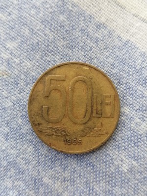 Moneda - 50 LEI 1995 - ROMANIA foto