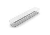 Organizator pentru sertar Curver Sistema 5, transparent/gri, 37,5 x 7,5 x 5 cm