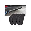 Set ornament splitter pentru bara spate culoare Negru