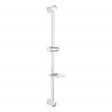 Bara pentru Dus cu Savoniera Sanobi, 60 cm, Inox, Bara de Dus, Suport Dus, Suport pentru Dus, Suport de Dus cu Savoniera, Suporturi Dus, Suporturi pen