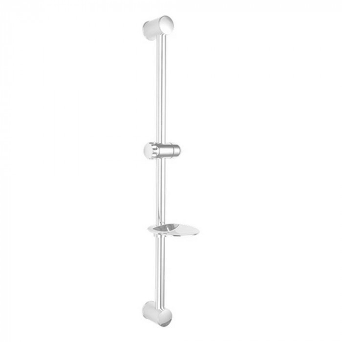 Bara pentru Dus cu Savoniera Sanobi, 60 cm, Inox, Bara de Dus, Suport Dus, Suport pentru Dus, Suport de Dus cu Savoniera, Suporturi Dus, Suporturi pen