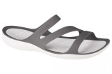 Cumpara ieftin Papuci flip-flop Crocs W Swiftwater Sandals 203998-06X gri, 36.5 - 38.5, 41.5, 42.5, Negru