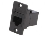 Adaptor SLIM Cat 6 8p8c 29mm Plastic
