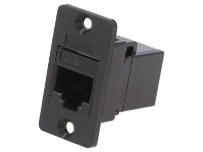 Adaptor SLIM Cat 6 8p8c 29mm Plastic foto