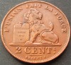 Moneda istorica 2 CENTIMES - BELGIA, anul 1911 *cod 2051 - DES BELGES, Europa