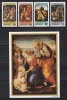 Dominica 1982 - Crăciun - Picturi de Raphael, Serie + Colita, MNH, Nestampilat