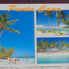 REPUBLICA DOMINICANA - PUNTA CANA - 3 VEDERI DIN STATIUNE - CIRCULATA, TIMBRATA