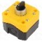 Intrerupator rotativ, 22mm, seria B1, IP65, AUSPICIOUS - B1-RS-2O YELLOW/BLACK
