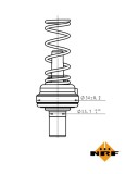 NRF 725195 termostat lichid racire