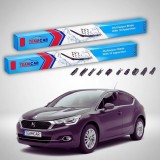 Cumpara ieftin Ștergătoare Citro&euml;n DS 4 SNX Hatchback 2015-prezent | Set Față Flat Premium &ndash; TeamCar&reg;