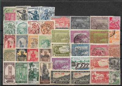 C2744 - Colonii franceze lot timbre foto