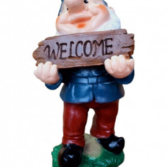 Statueta decorativa, Pitic Welcome, Multicolor, 20 cm, DVG0124P