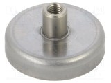 Magnet fix ferită &Oslash;32mm oțel inoxidabil ELESA GANTER M5