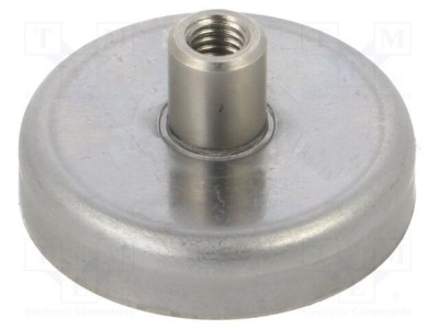 Magnet fix ferită &amp;Oslash;32mm oțel inoxidabil ELESA GANTER M5 foto