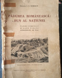Padurea Romaneasca, bun al natiunei (ing. I. S. Ionescu, 1936, cu dedicatie)