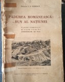 Padurea Romaneasca, bun al natiunei (ing. I. S. Ionescu, 1936, cu dedicatie)