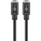 Cablu sincronizare incarcare super viteza USB TYPE C 3.2 Gen 1 - USB TYPE C 3m 3A 5Gbit/s Goobay