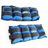 Set fitness Pufo cu 2 greutati pentru incheietura mainii sau picioare, 2 kg