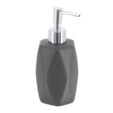 Dispenser Săpun Ceramică 330 Ml Design Diamant &ndash; Gri Antracit