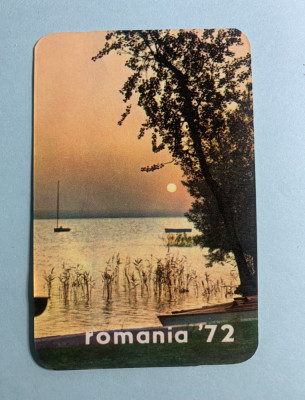Calendar 1972 turism foto