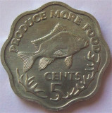 Moneda EXOTICA FAO CENTI - I-LE SEYCHELLES, anul 1977 *cod 1179 = UNC, Africa