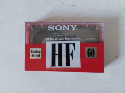 Caseta audio sigilata SONY HF 60, C-60CF foto