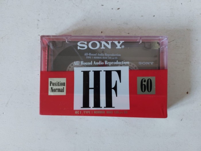 Caseta audio sigilata SONY HF 60, C-60CF