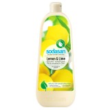 Sodasan Detergent Lichid Vase Rezerva Lamaie Lime Bio 500ml