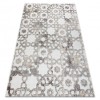 Covor Structural SOLE D3882 Ornament - țesute plate bej / gri, 80x150 cm