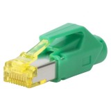 Conector de retea RJ45 cat. 6A Verde, RJ45C6A-GN, Oem