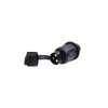 Fișă Tractor/Utilaje 3 Pini ALM, 12-24V, 20A, Plastic Negru