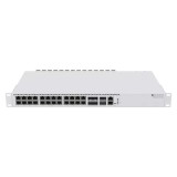 Cumpara ieftin Management Switch 20 RJ45 2.5 Gigabit, 2 x QSFP+, 4 x Combo (2.5 Gigabit sau SFP+) - Mikrotik CRS326-4C+20G+2Q+RM