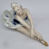 Balerina - Bibelou portelan german vechi, vintage - Wallendorf