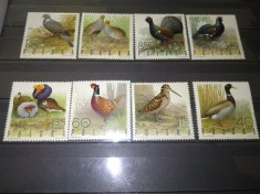 TIMBRE POLONIA PASARI foto