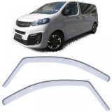Deflector de vant, protectie &icirc;mpotriva ploii, protectie &icirc;mpotriva vantului, transparent, potrivit pentru Vivaro Zafira Life din 19 Performance AutoTun