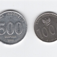 Indonezia - set de monede 2010-2016 XF/VF
