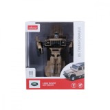 MASINUTA METALICA CONVERTIBILA LAND ROVER DEFENDER BEJ CU SCARA 1 LA 32, Rastar Metal 1:32