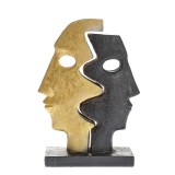 Statueta decorativa bicolora &quot;Dualitate Umana&quot;, finisaj mat