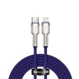 Cablu Type-C la Lightning 20W, 2m - Baseus Cafule Series (CATLJK-B05) - Purple