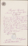 HST 249S Certificat cetățenie rom&acirc;nă 1896 semnat primar oraș Roman