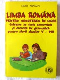 Cumpara ieftin LIMBA ROMANA PENTRU ADMITEREA IN LICEE. Culegere de texte comentate si gramatica, Alta editura