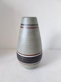 Vaza ceramica vintage &Uuml;-Keramik, UBELACKER WGP, West Germany, 455/20, anii 60, Mid Century Modern