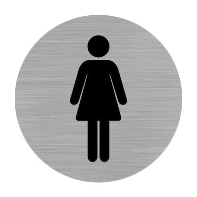 Etichete din aluminiu pentru WC femei foto