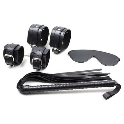 Set Bondage Toyz4Lovers &amp;quot;Fetish Art&amp;quot; 6 Piese - Negru## foto