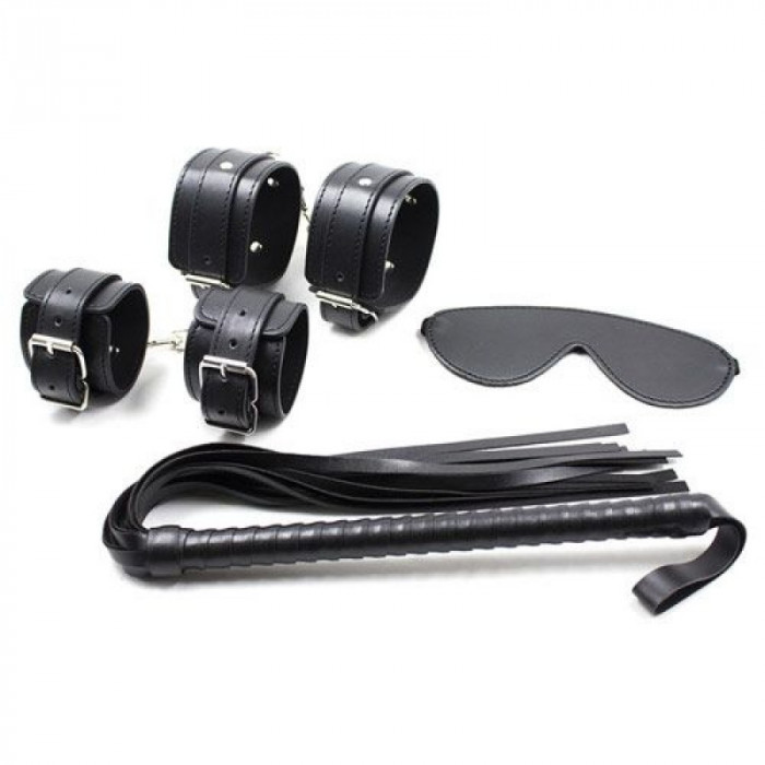 Set Bondage Toyz4Lovers &quot;Fetish Art&quot; 6 Piese - Negru##