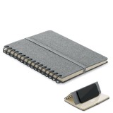 Notebook A5 cu suport pentru te