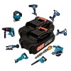 Set 2 Acumulatori 24V 2.0Ah APF&reg; Compatibili Universal + Bit Magnetic cu 2 Capete, Putere Extinsa, Oem