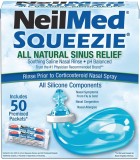 Set Irigator Nazal si Solutie Salina, NeilMed, Squeeze, Forma Compacta, Curatare Sinusuri si Nas, 2