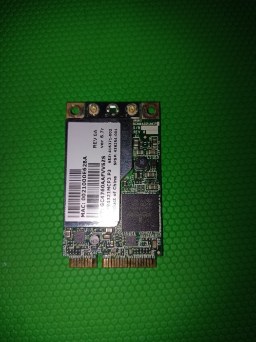 Placa de rețea wlan mini PCI express Broadcom BCM94321MC 300mbps 802.11a/b/g/n