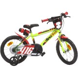 Cumpara ieftin Bicicleta copii Dino Bikes 16" 416 galben